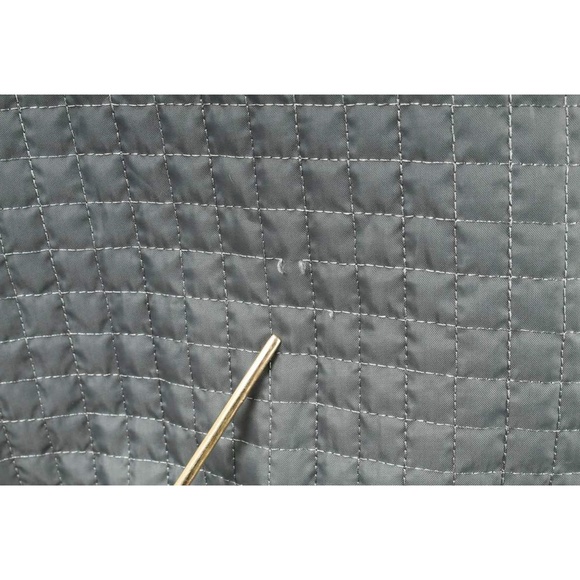 🍍SANDY ELLIOTT Blue-Gray Quilted Full Zip Vest - Picture 6 of 7